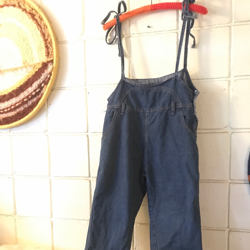 Unique Vintage Soft Denim Overalls M